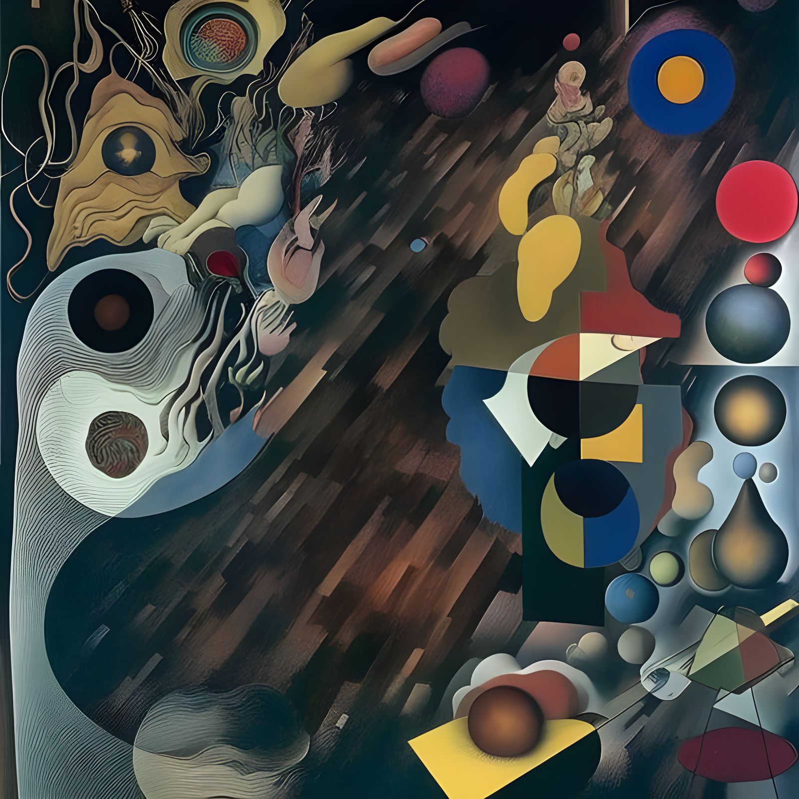 Surreal Reality Fracture with Fractal Technicolor