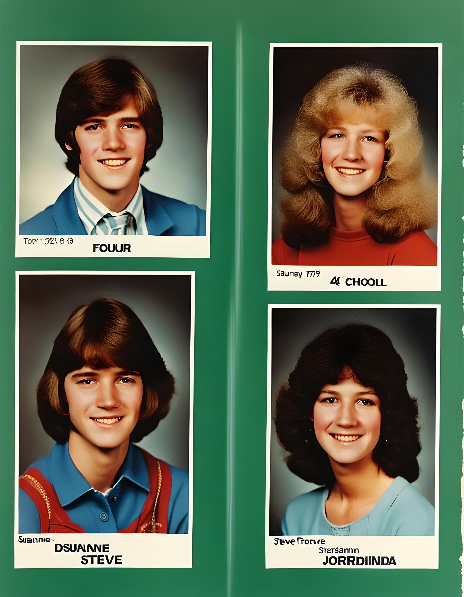 1979 Yearbook Page with Student Portraits