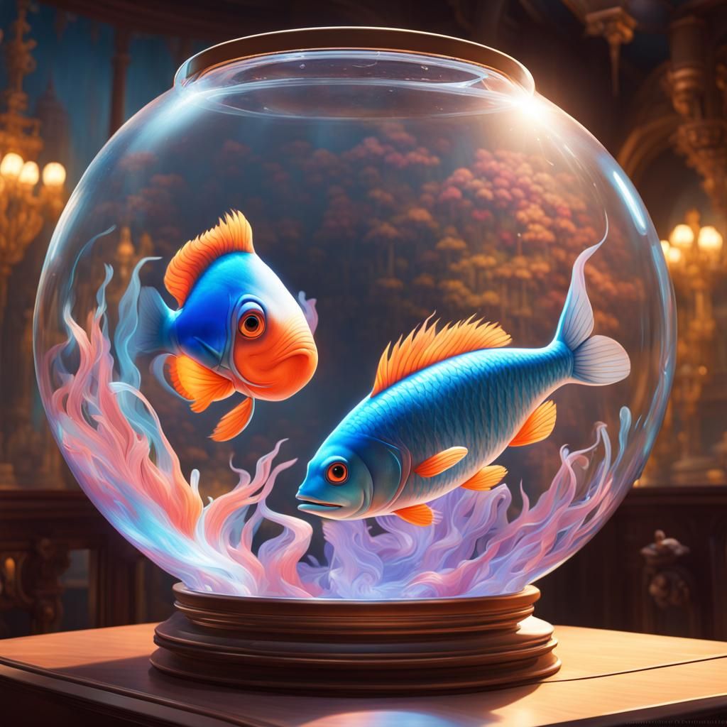Disney World in a Fishbowl: Hyperdetailed Concept Art