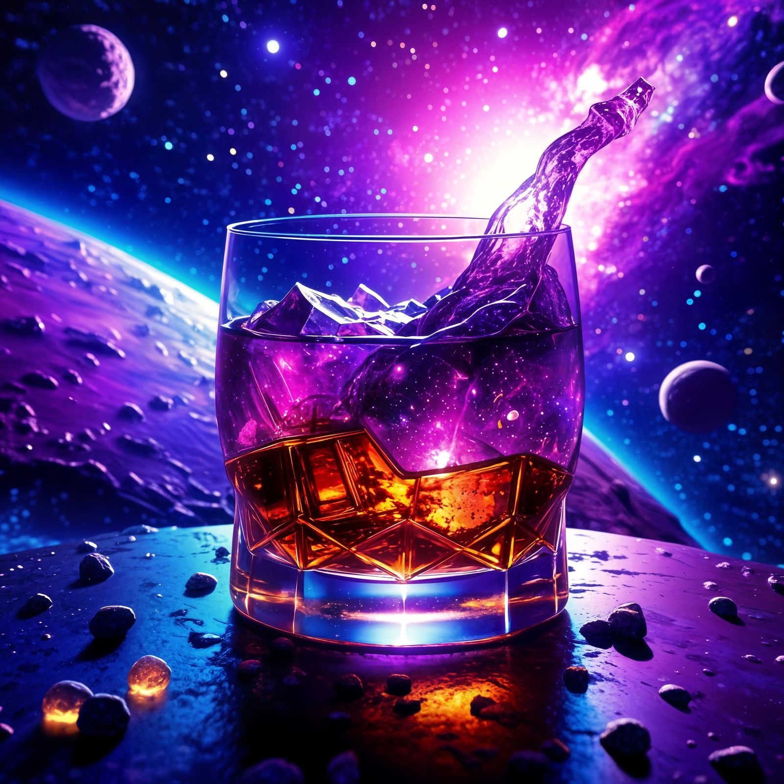 Bourbon at the Universe's Edge in Cosmic 3D