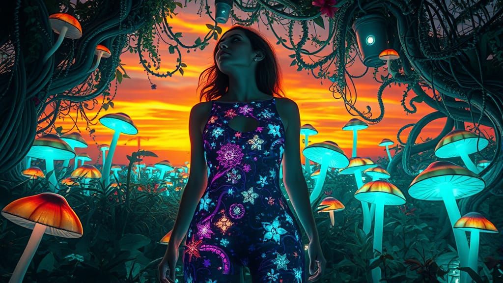 Mystical Woman Unveils Fantastical Realms in Breathtaking Su...