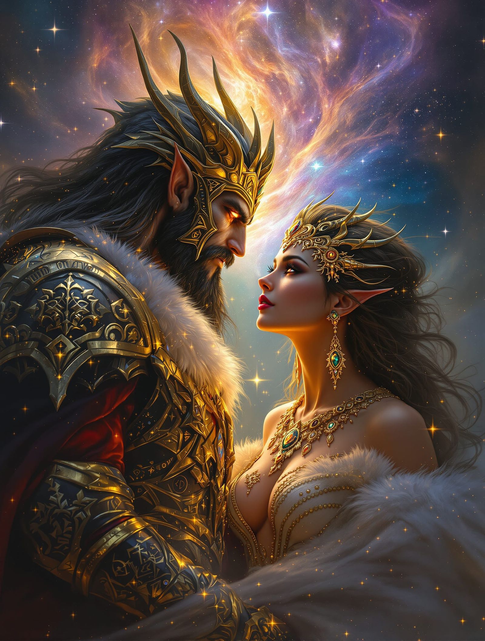 Demon King & Warchief Goddess in Cosmic Love