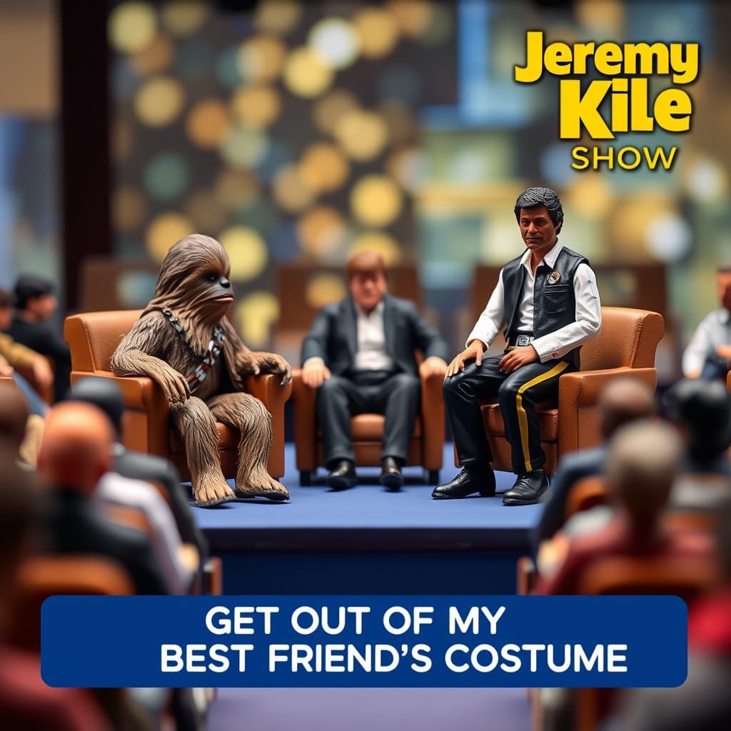 Diorama Jeremy Kyle Show Get out of my BFF'S costume