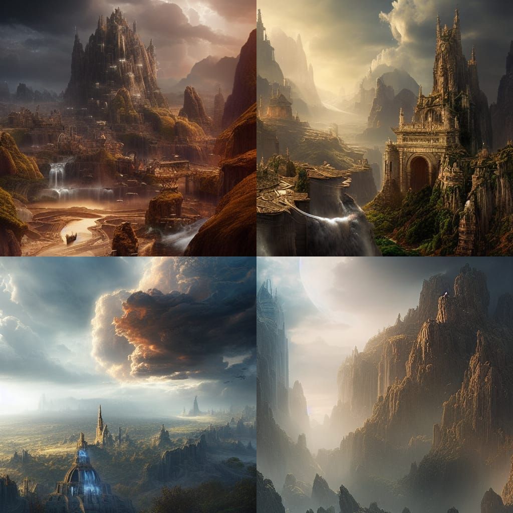 Epic Cinematic Digital Matte Painting
