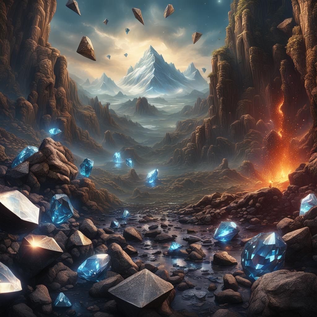 Brian Blessed Shatters Diamonds: Fantasy Concept Art