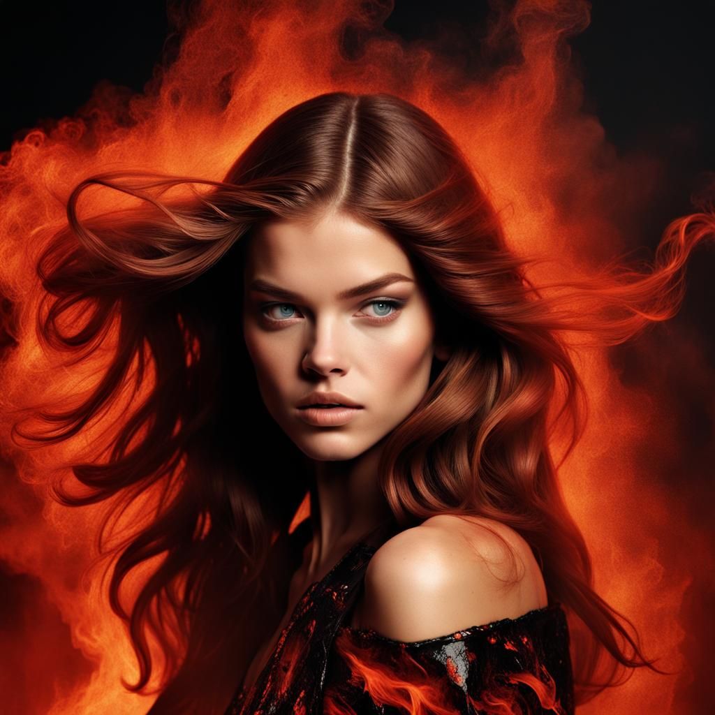 Ember Goddess in Inferno Palette