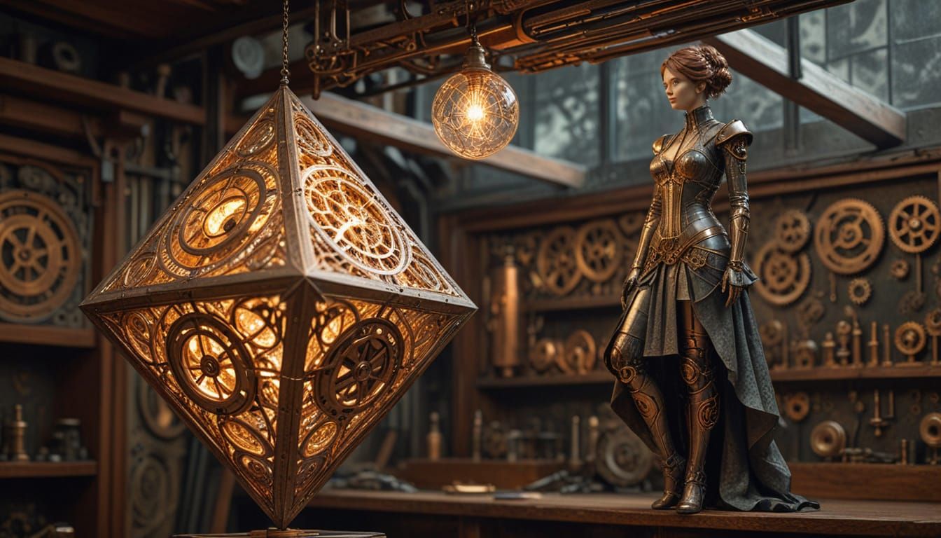 the tetraedon and the mechanical doll automaton