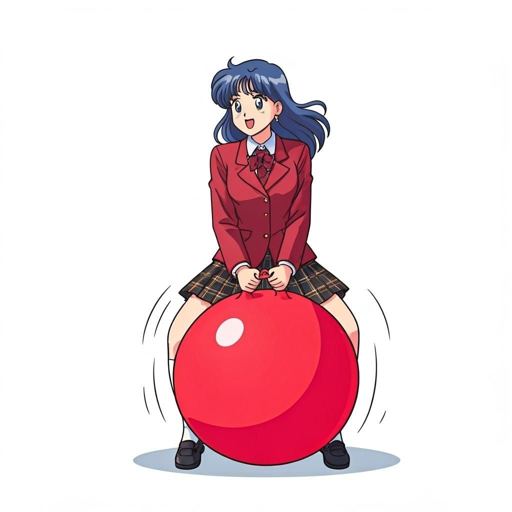 Sailor Moon-Inspired Rei Hino in Vibrant Winter School Unifo...