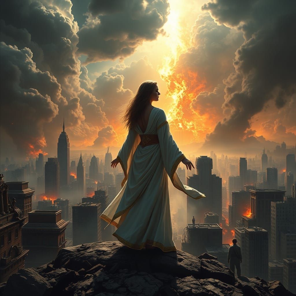 Emma Saves Humanity in Dramatic Digital Matte Painting