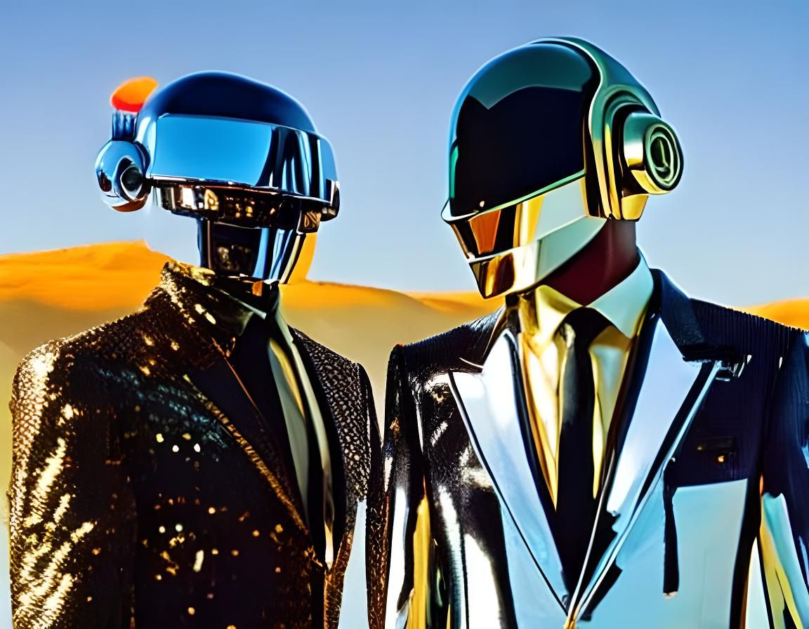 Daft Punk AI Art: Electronic Music Icon