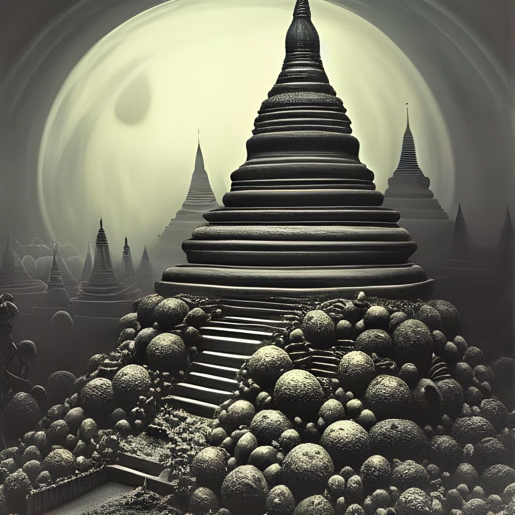 Fantasy Horror Art: Guacamole Magic, Myanmar Propensity