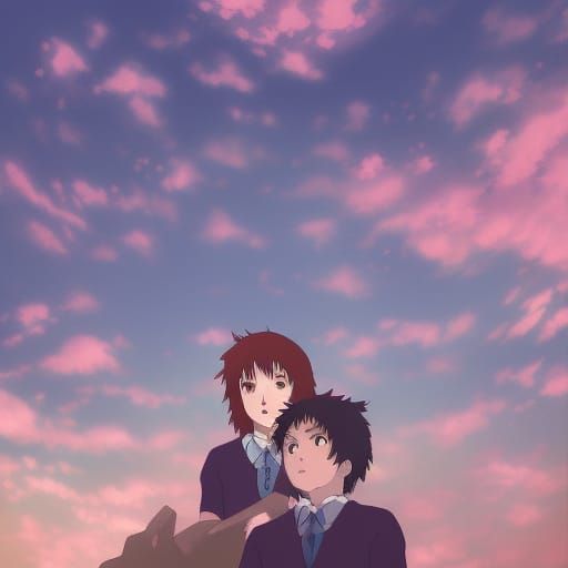 King Crimson in Studio Ghibli Anime Style