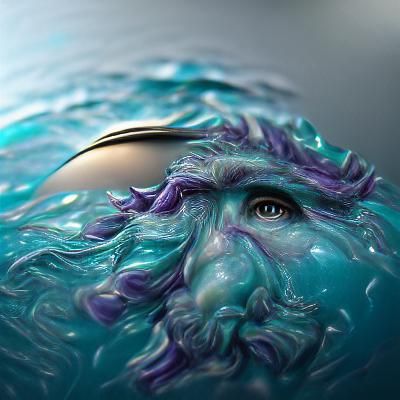 Hyperrealistic 3D Render of Neptune in 8K