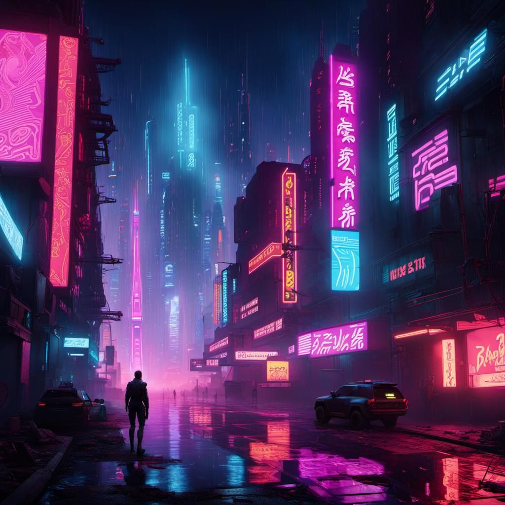 Neon Cityscape