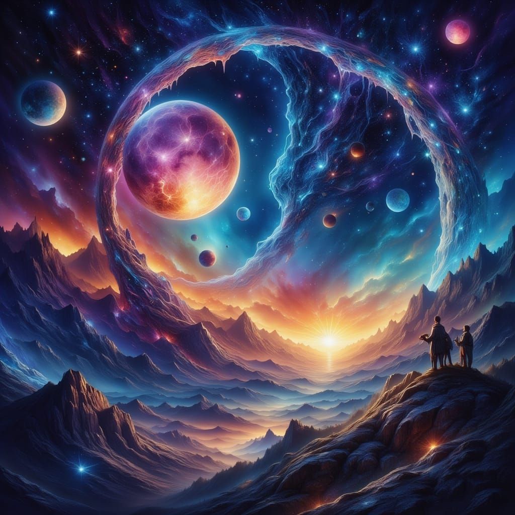 Harmonious Convergence of Luminous Celestial Moons