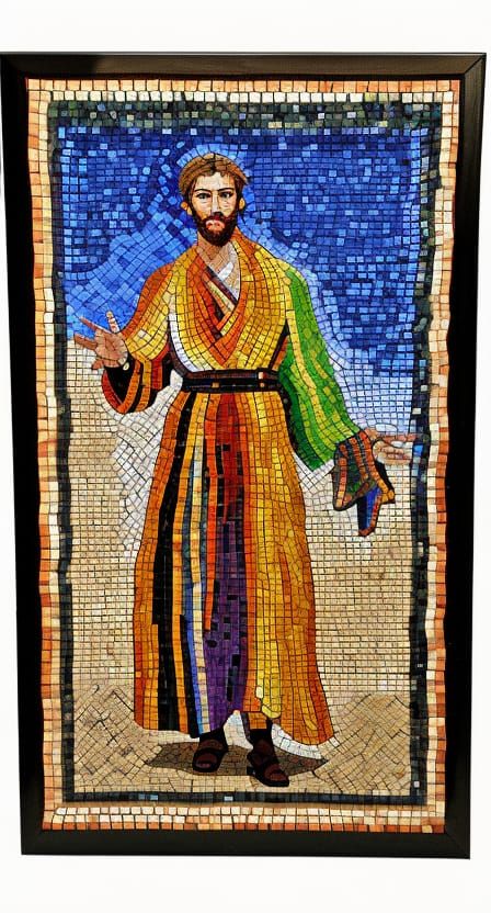 Joseph's Coat of Many Colors Mosaic