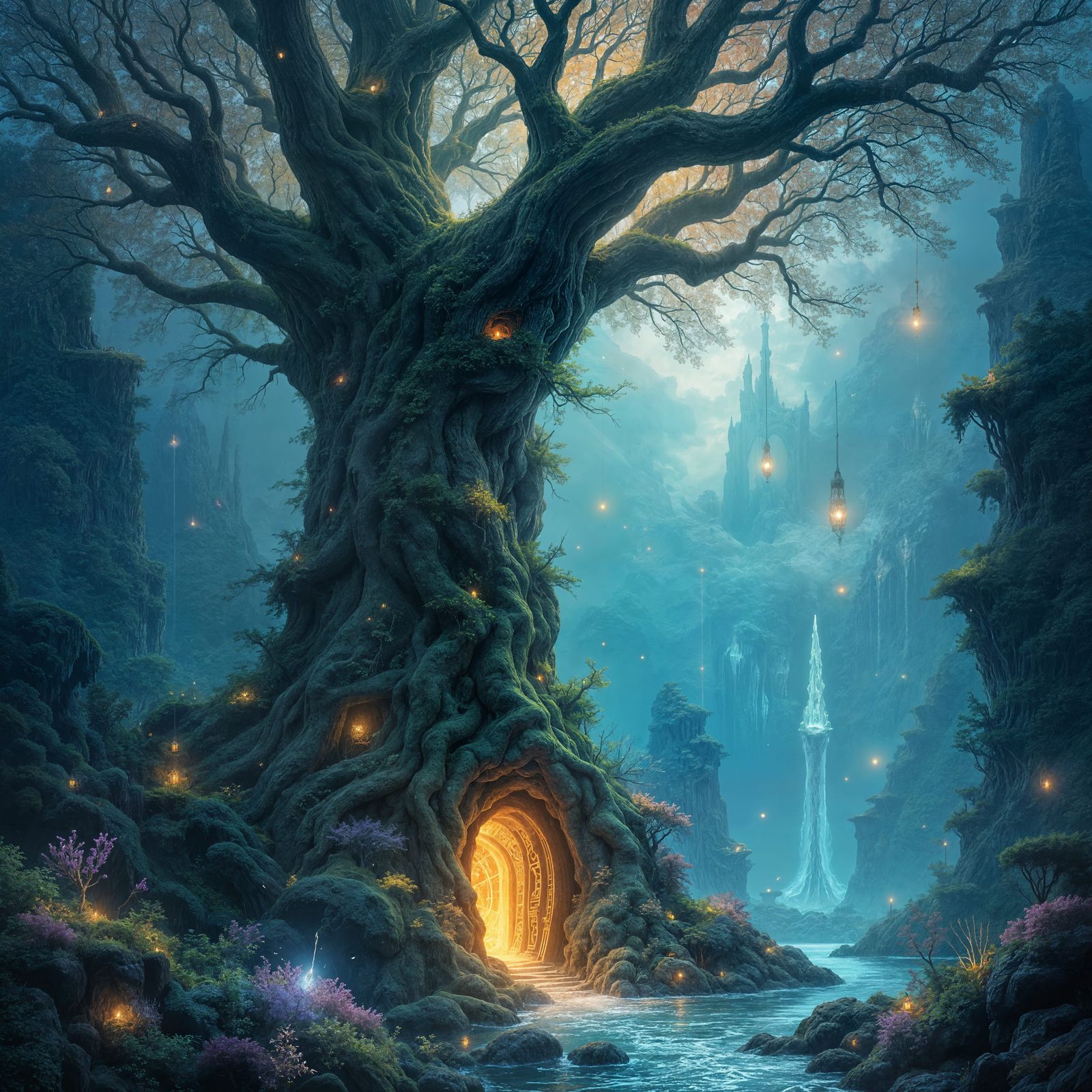 A Secret Realm of Enchantment Unveiled Within Nature