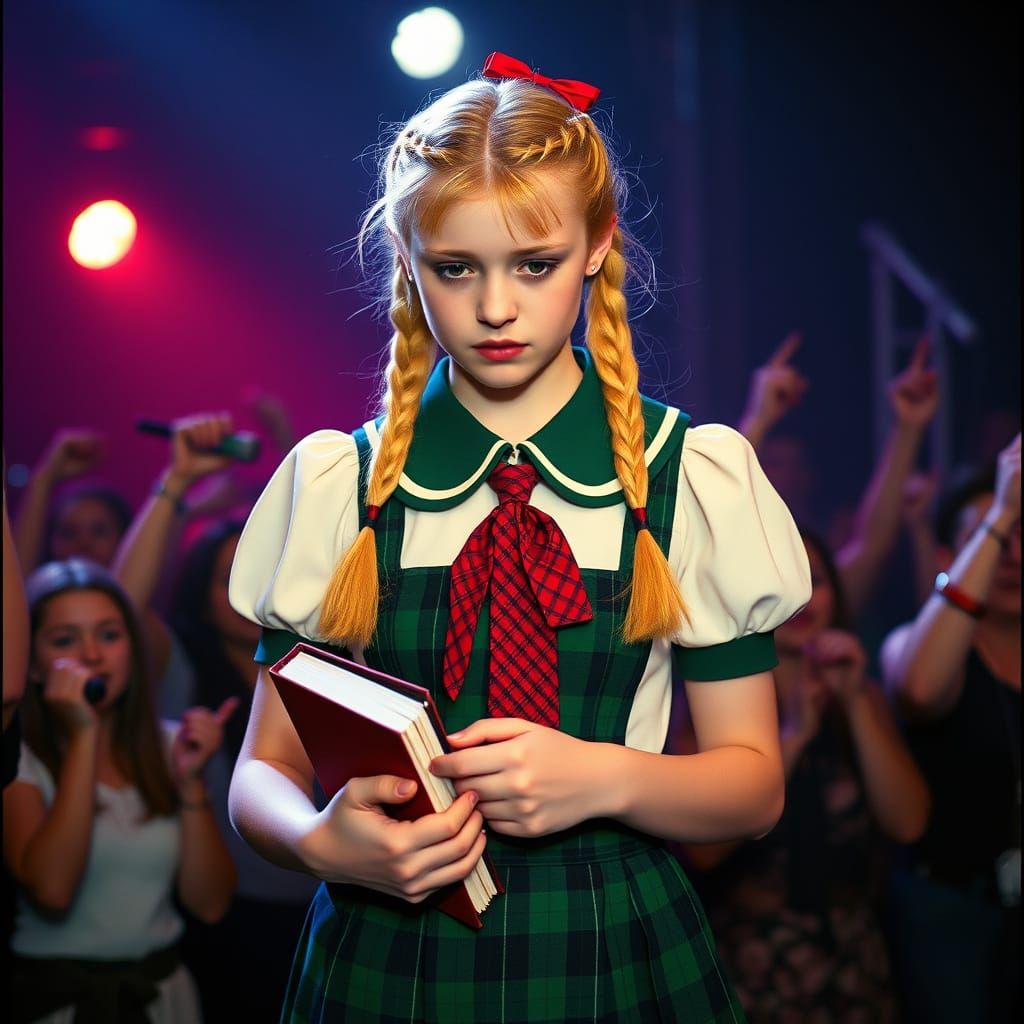 Punk Rock Schoolgirl: Cinematic Concert Film Still