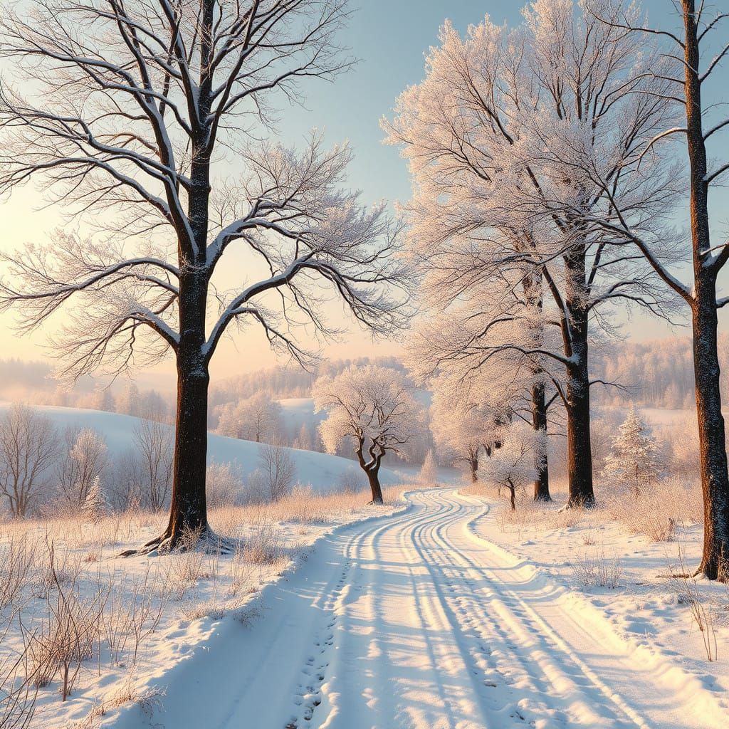 Winter Wonderland in Deep South Alabama Landscape