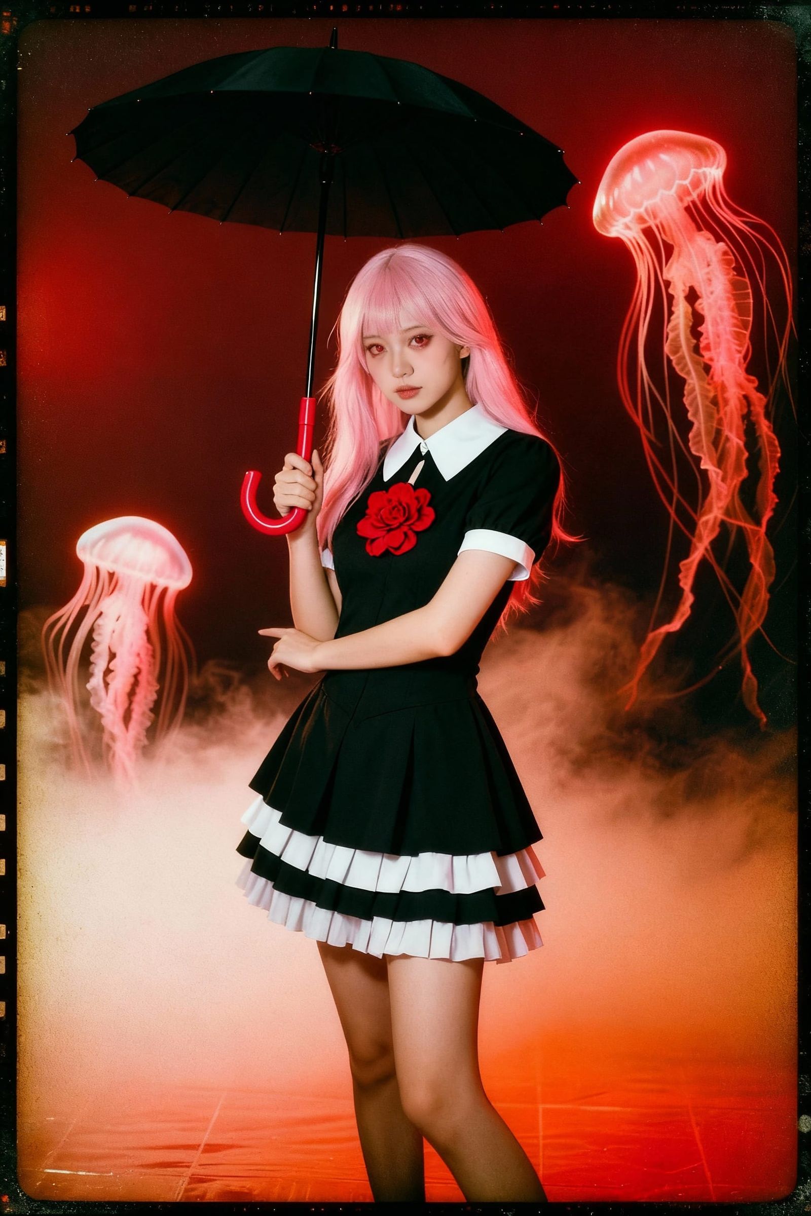 Photorealistic Cinematic Portrait of an Anime-Inspired Woman