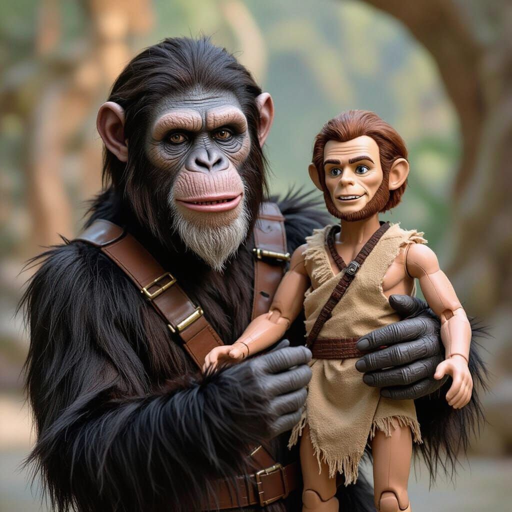 Corelius, from The Planet of the Apes is a ventriloquist and...