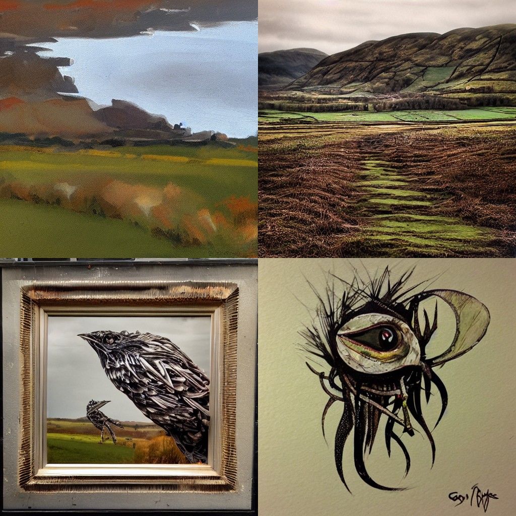 Abstract Linear Composition with Textured Layers