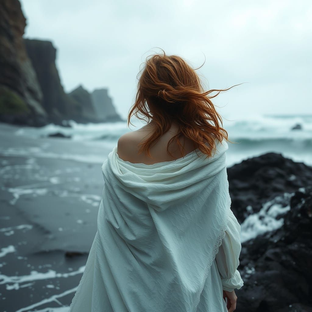 Stormy Silhouette: A Portrait of Silence