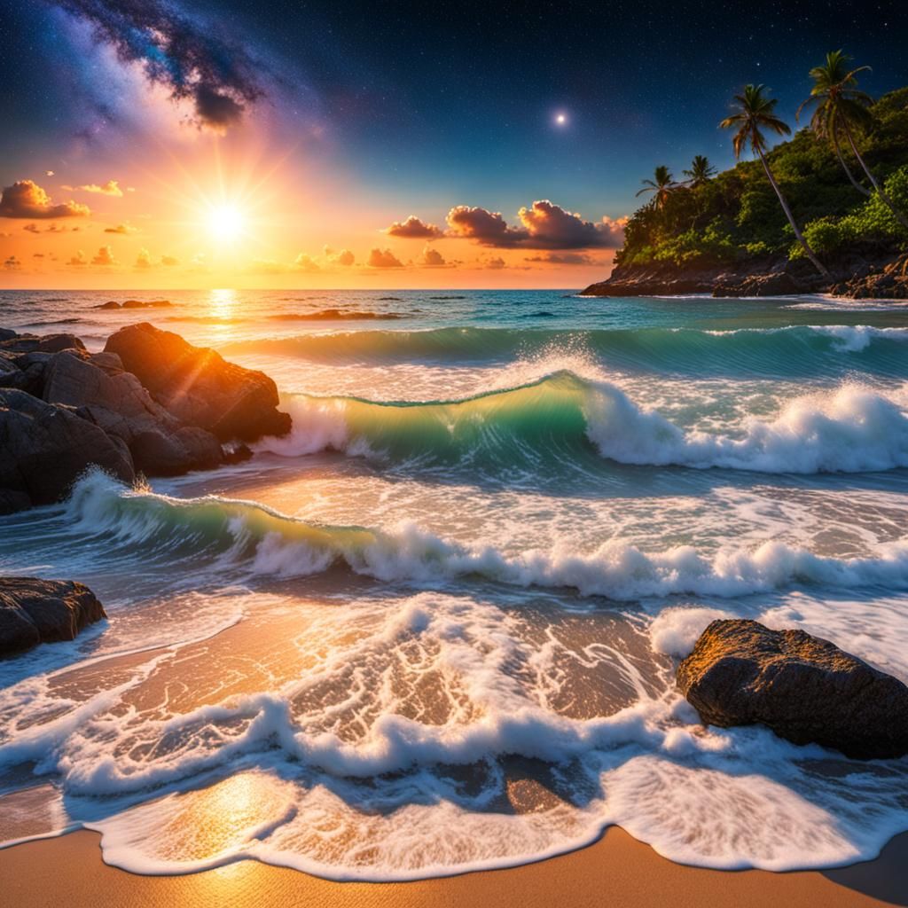 Tropical Beach Sunset