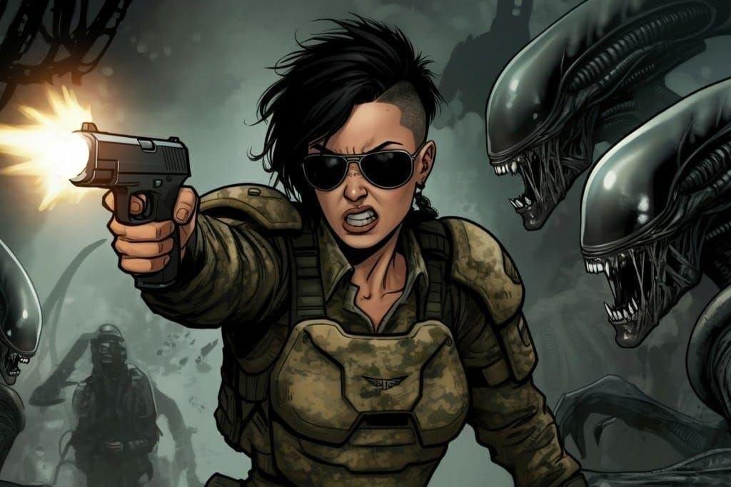 Intense Bright White Light Flash