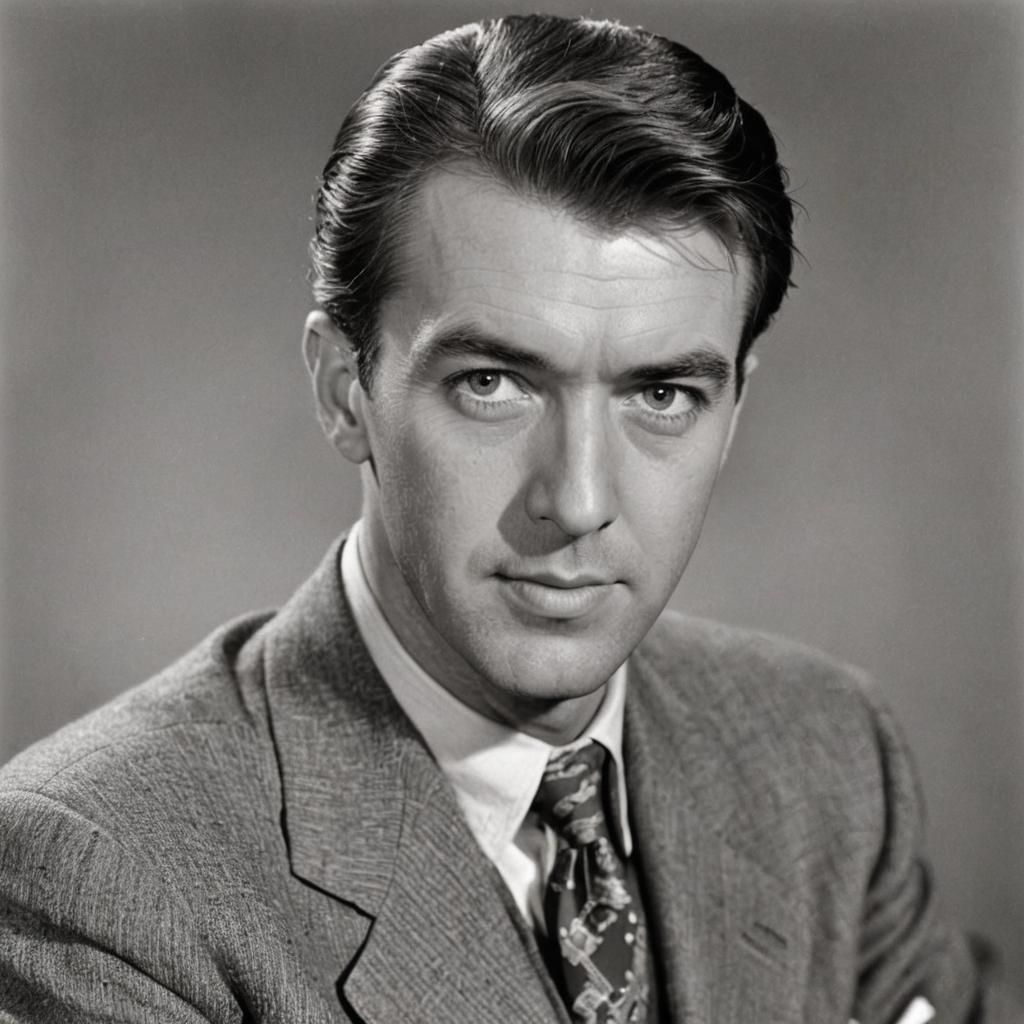 Portrait of Jimmy Stewart