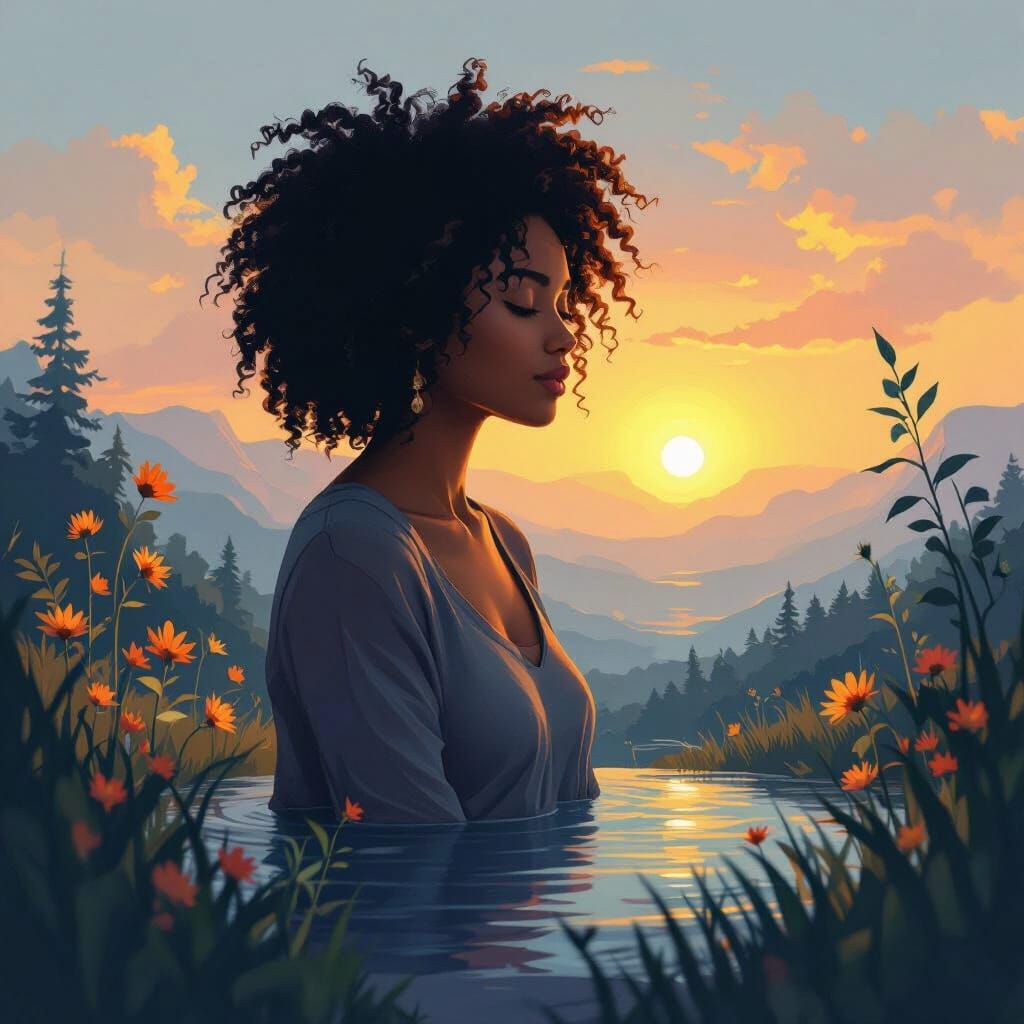 Serene Landscape Reflecting Calm and Balance