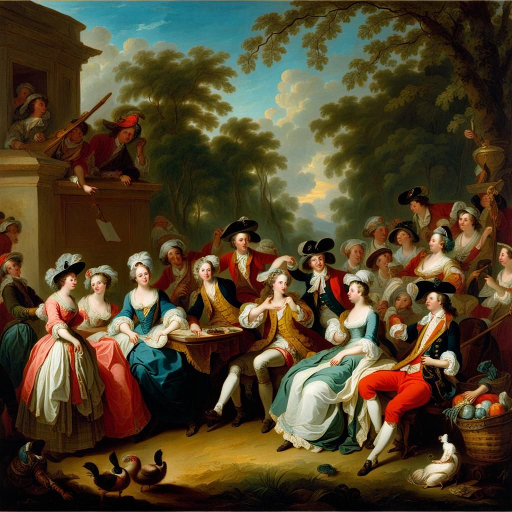 Rococo Country Festival Scene