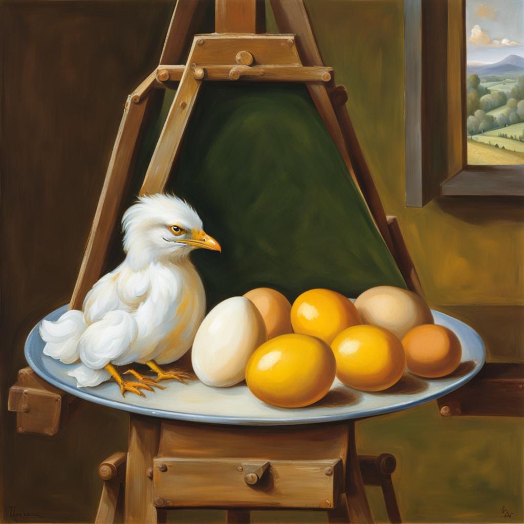 True Tempera Creation with Egg Yolk and White