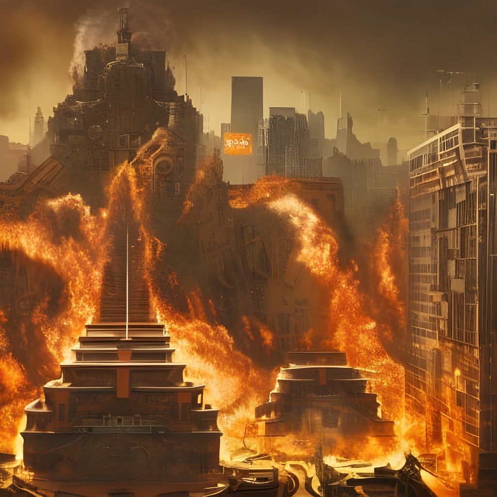 Epic Hyperdetailed Rage Against the Machine Digital Art