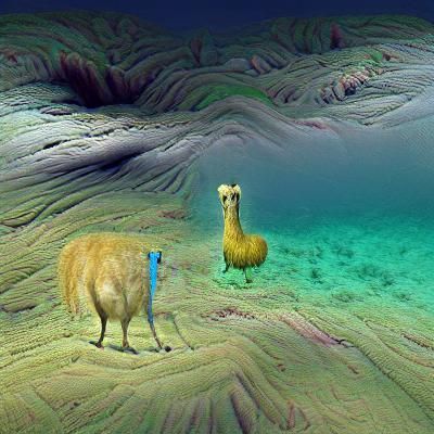 Camel and Llama in Mariana Trench: 8K 3D