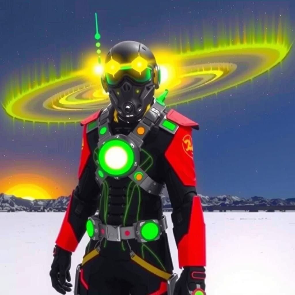 Bizarre Surrealist Masterpiece in Deep Triadic Colors