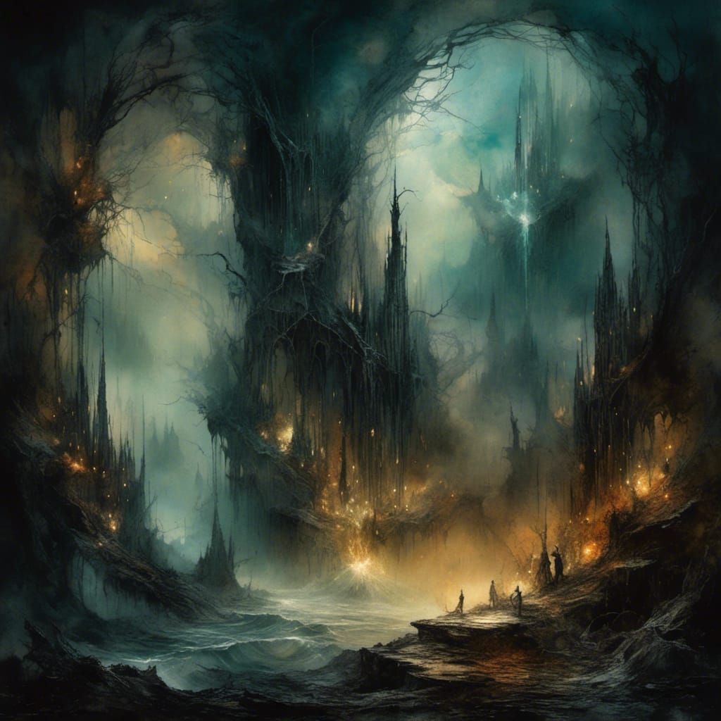 Somber Sci-Fi Ascent into the Abyss