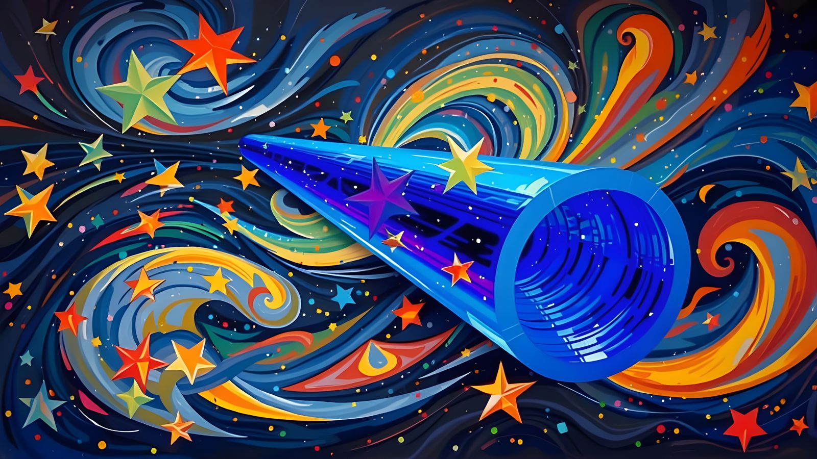 Prolate Cylinder Racing Through a Kandinsky Star Cosmos