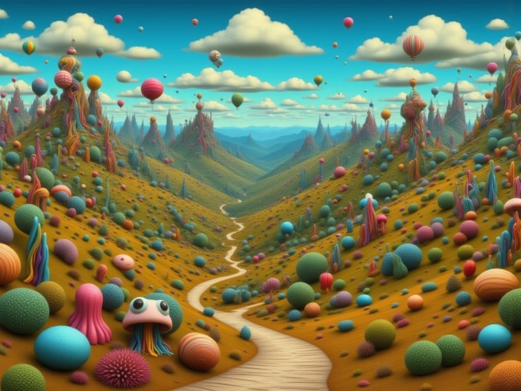 Surreal Eccentric Town of Oblivion