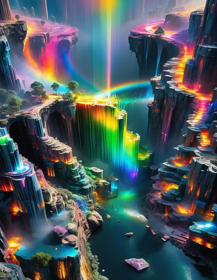 Diaphanous Rainbow Kyanite Maglift Slinkies by Dawpy Flord N...
