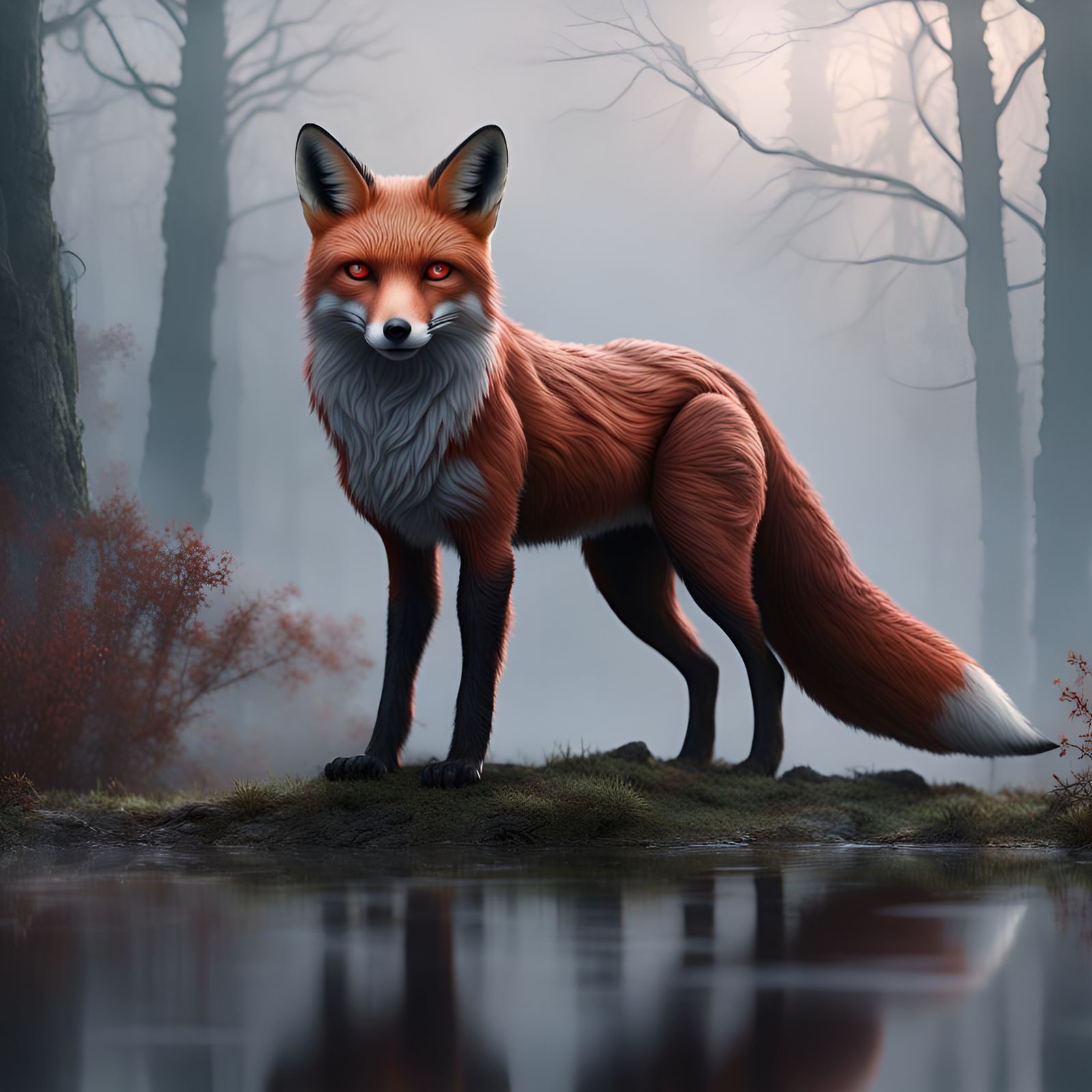 Fox Funko Pop Figure in Mystic Fog