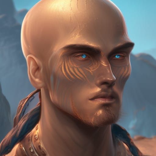 Detailed Male Portraits in Fantasy Concept Art