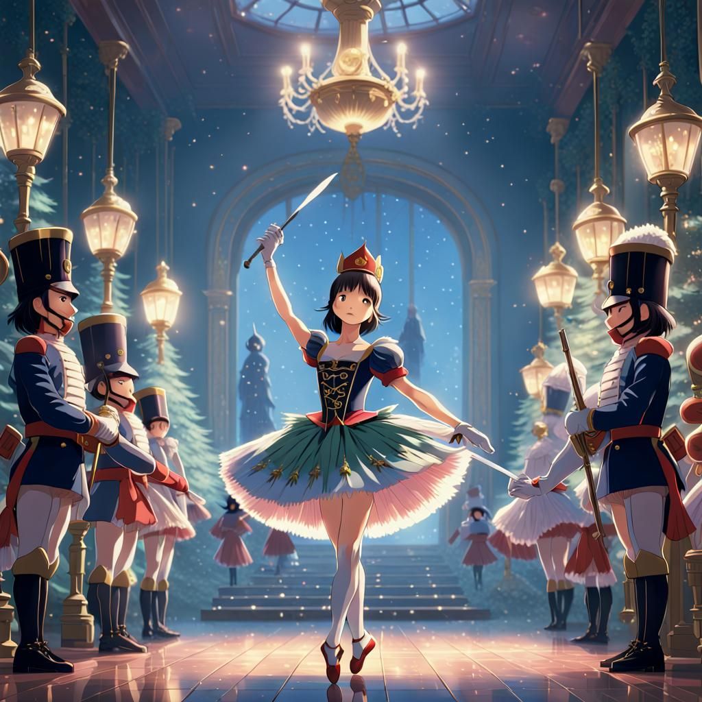Fairy Nutcracker Soldier in Studio Ghibli Style
