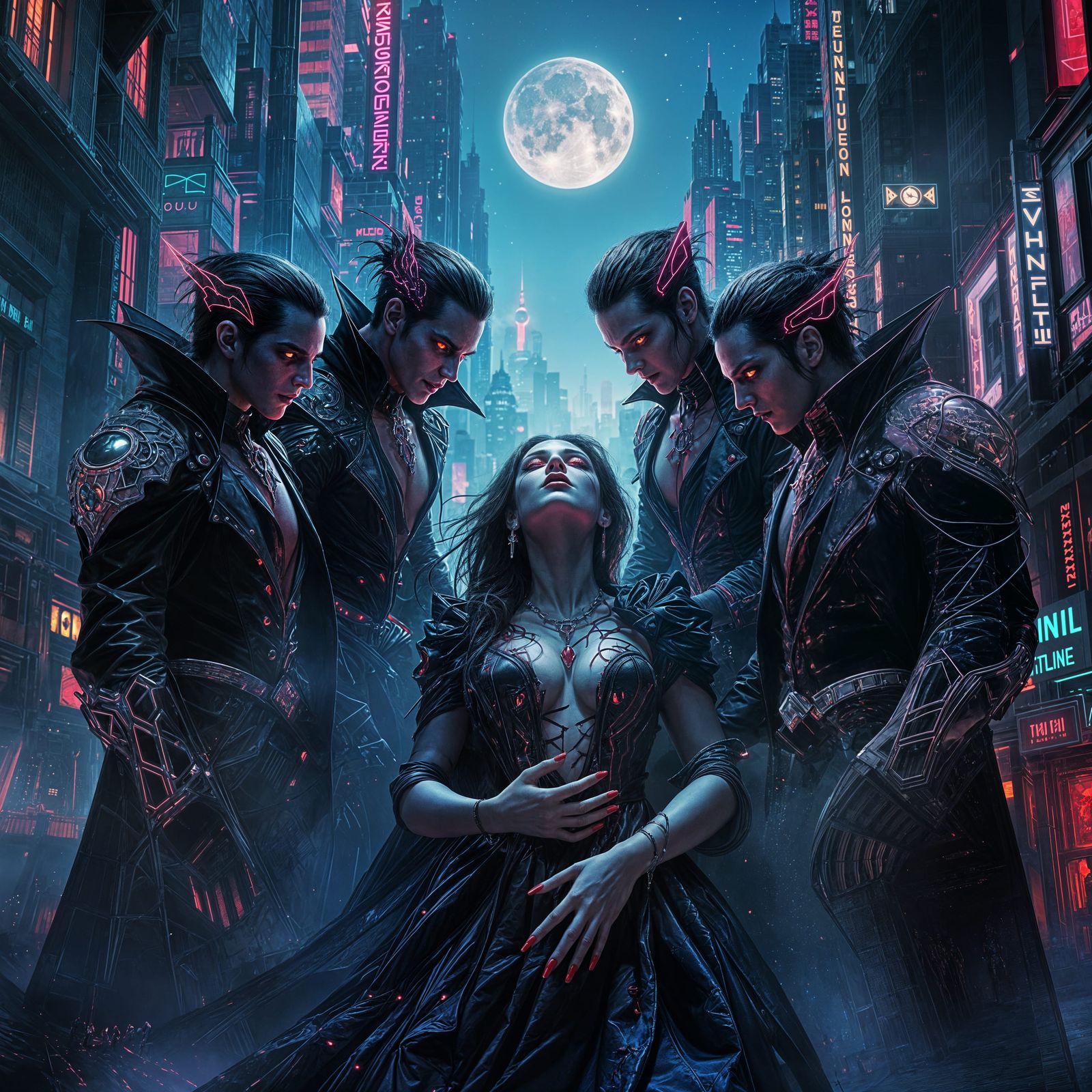 Vampires Amidst Galactic Futurism