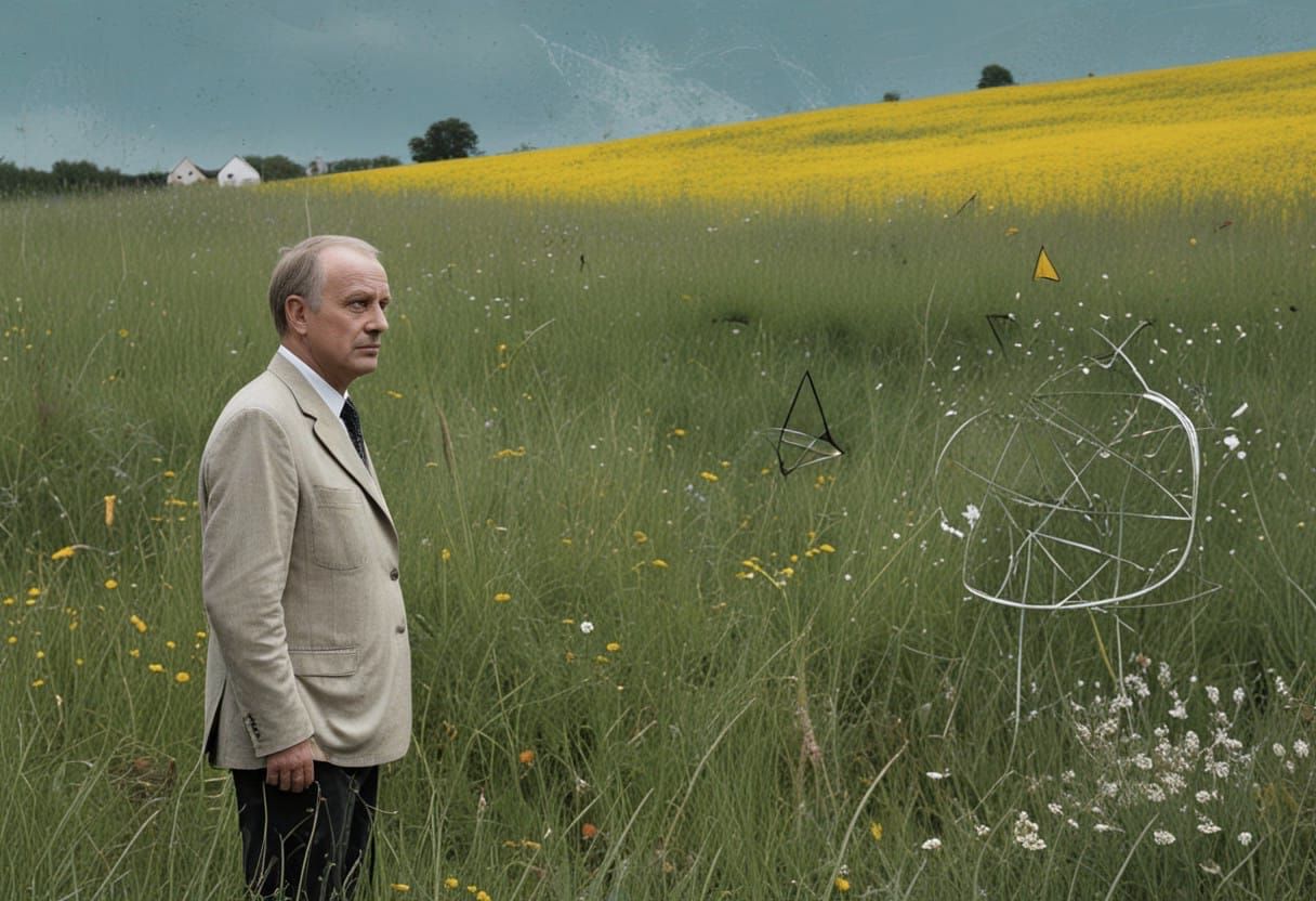 Haunting Nature Collage in Expressive Textures