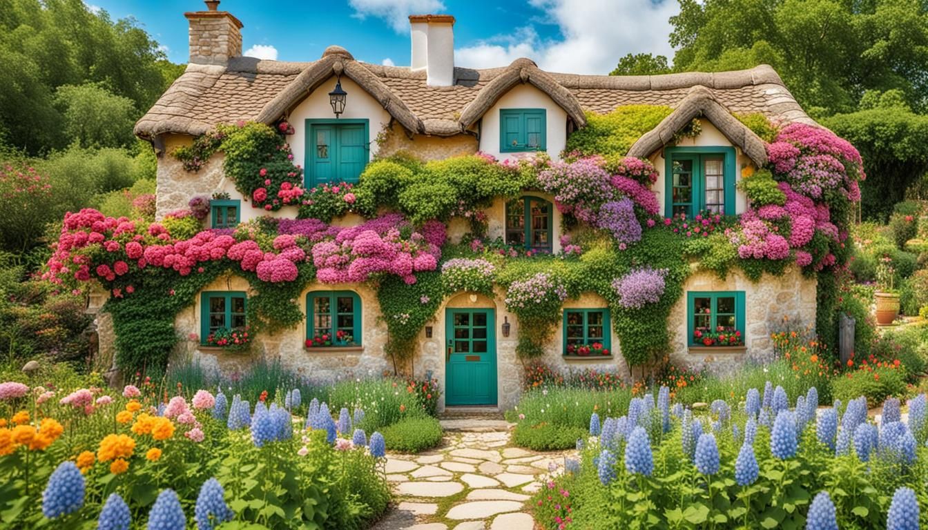 flowery cottage