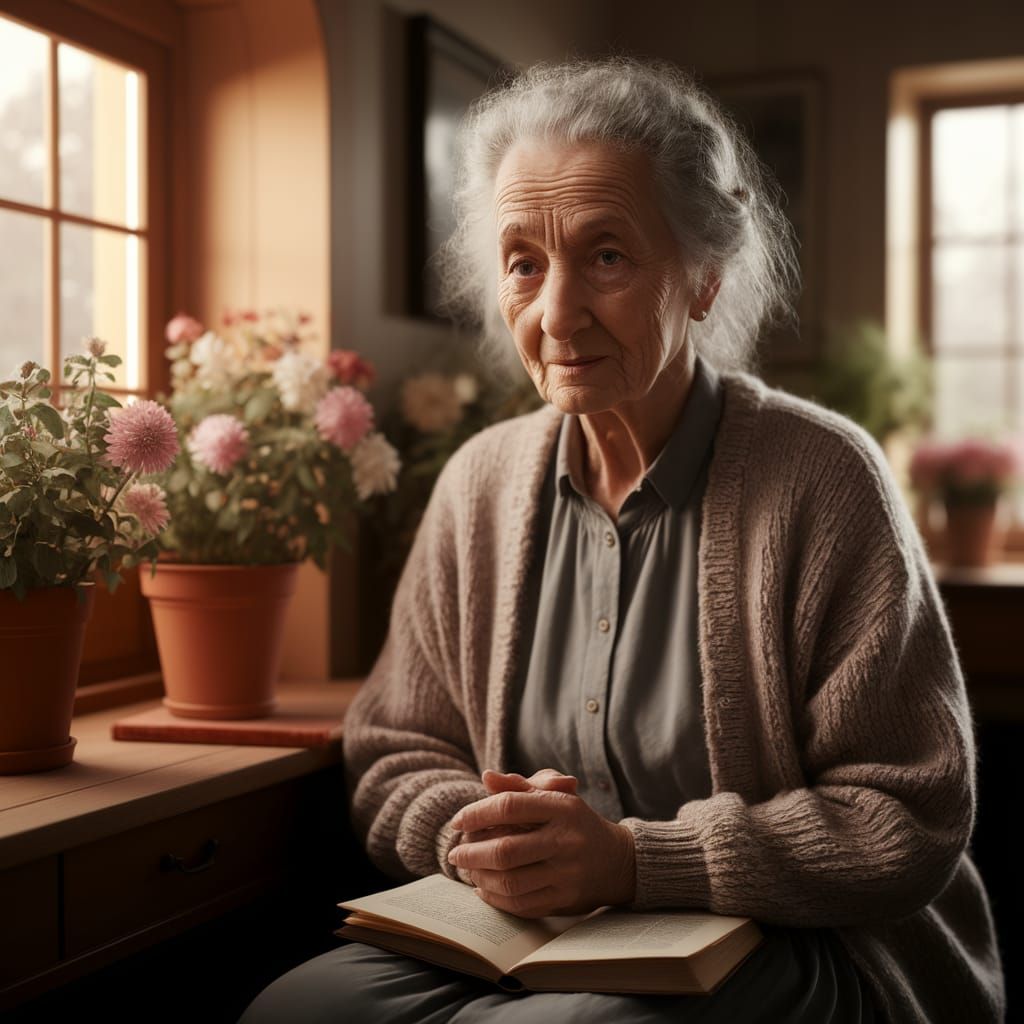 Elderly Woman Portrait by Martin Schoeller, McCurry & Mann