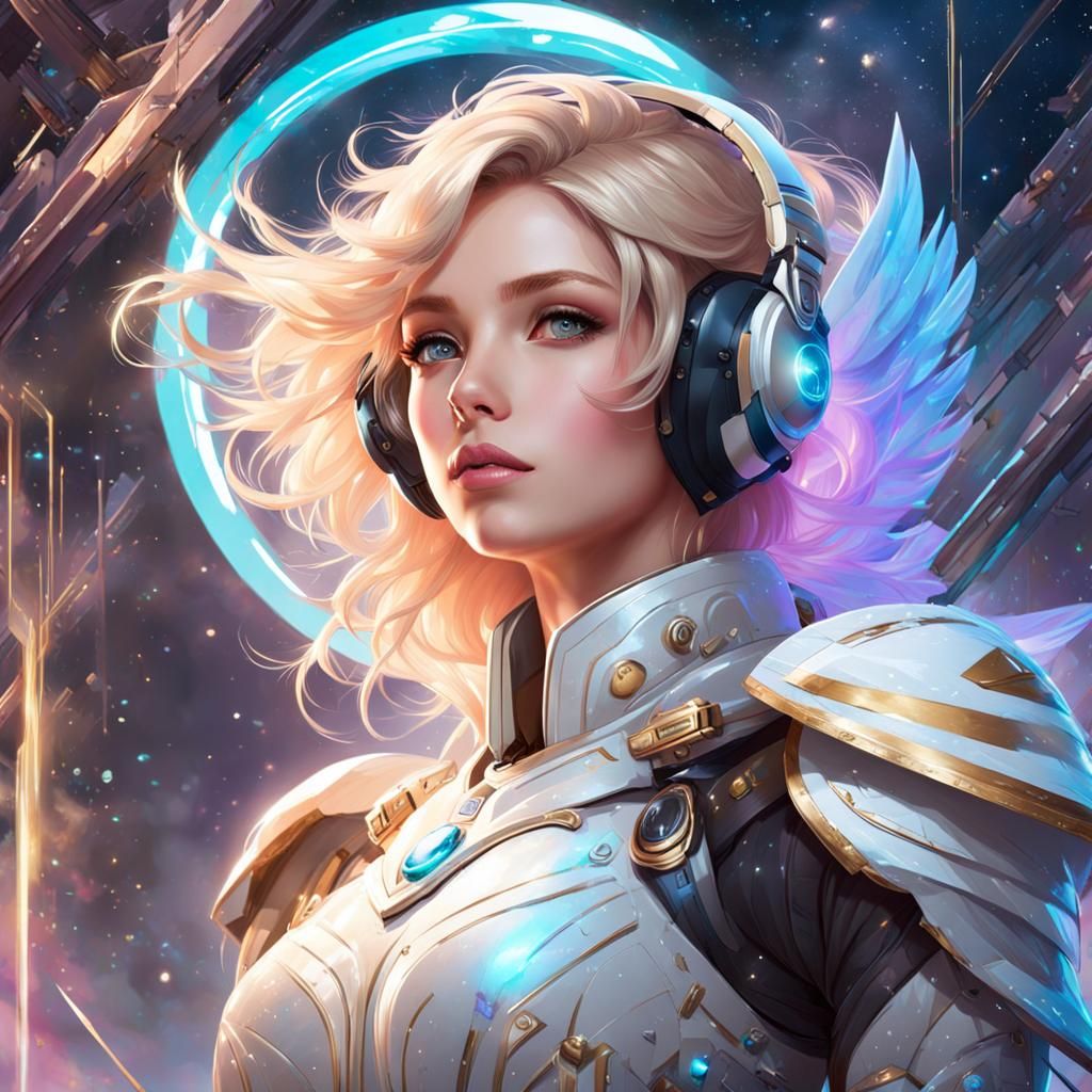 Space captain blonde