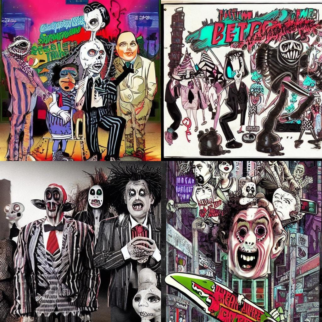 Pee-wee's Nightmare Escape: Cyberpunk Macabre