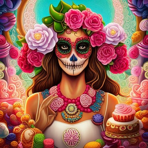 Candy Store's Sugar Skull Goddess: Dia De Los Muertos